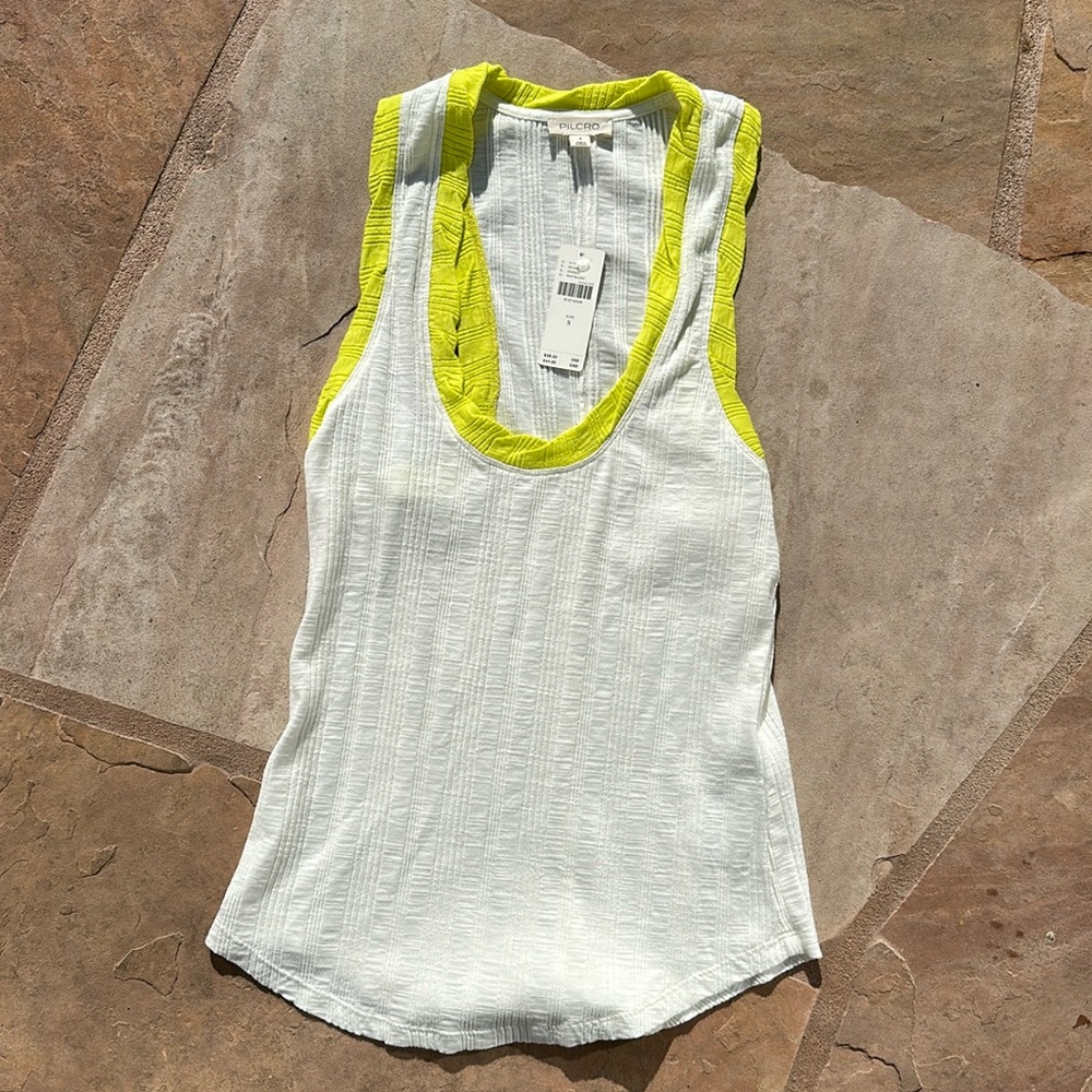 Anthropologie Pilcro racer back tank top
